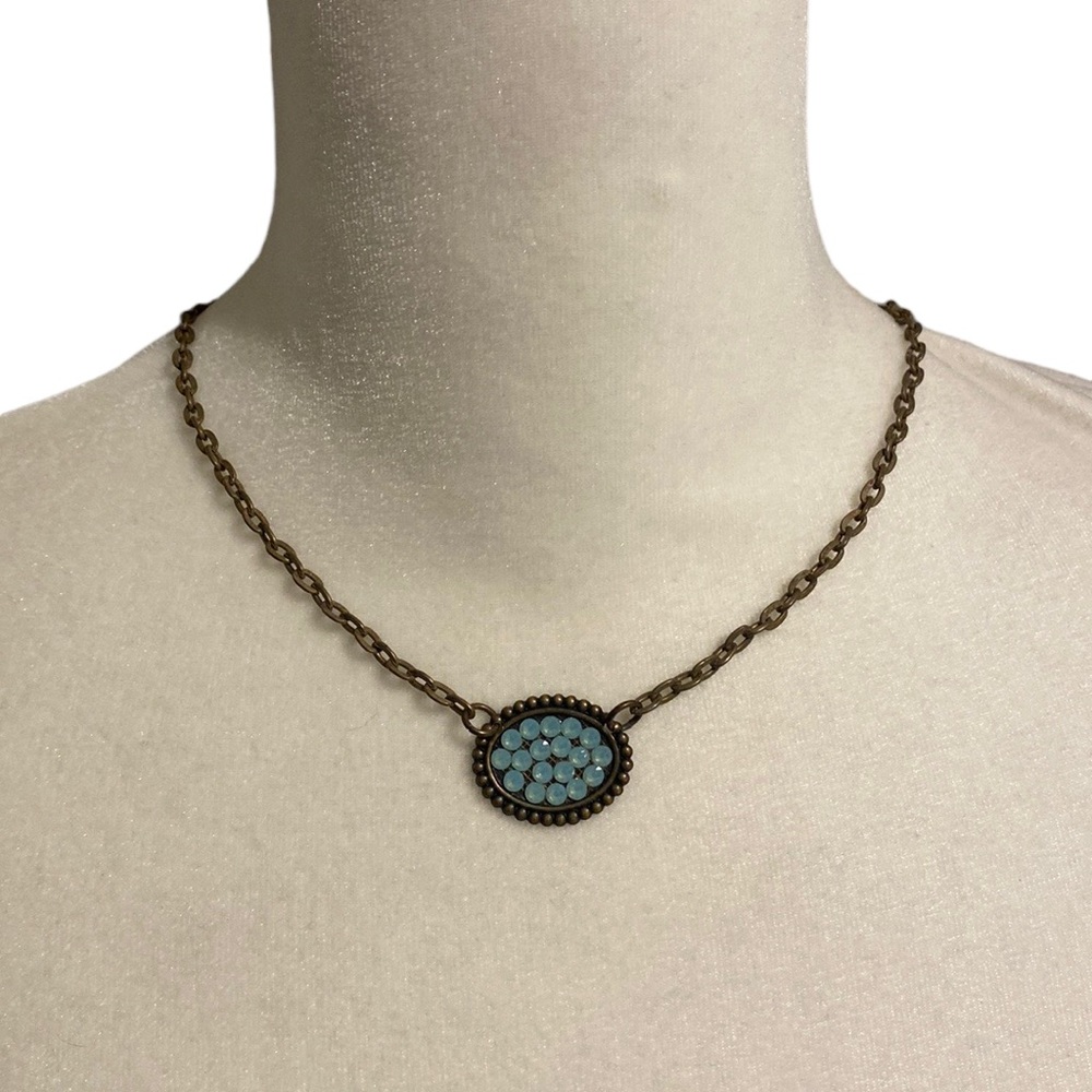 PINK PANACHE rhinestone cowgirl choker necklace